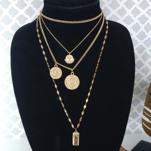 Set of Necklace, coin's